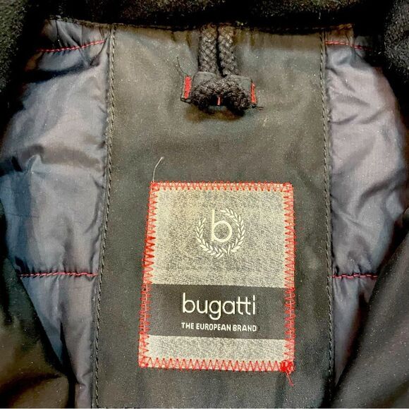 Bugatti Black Stank Collar Multi pockets Mens Warm Jacket - Picture 4 of 8